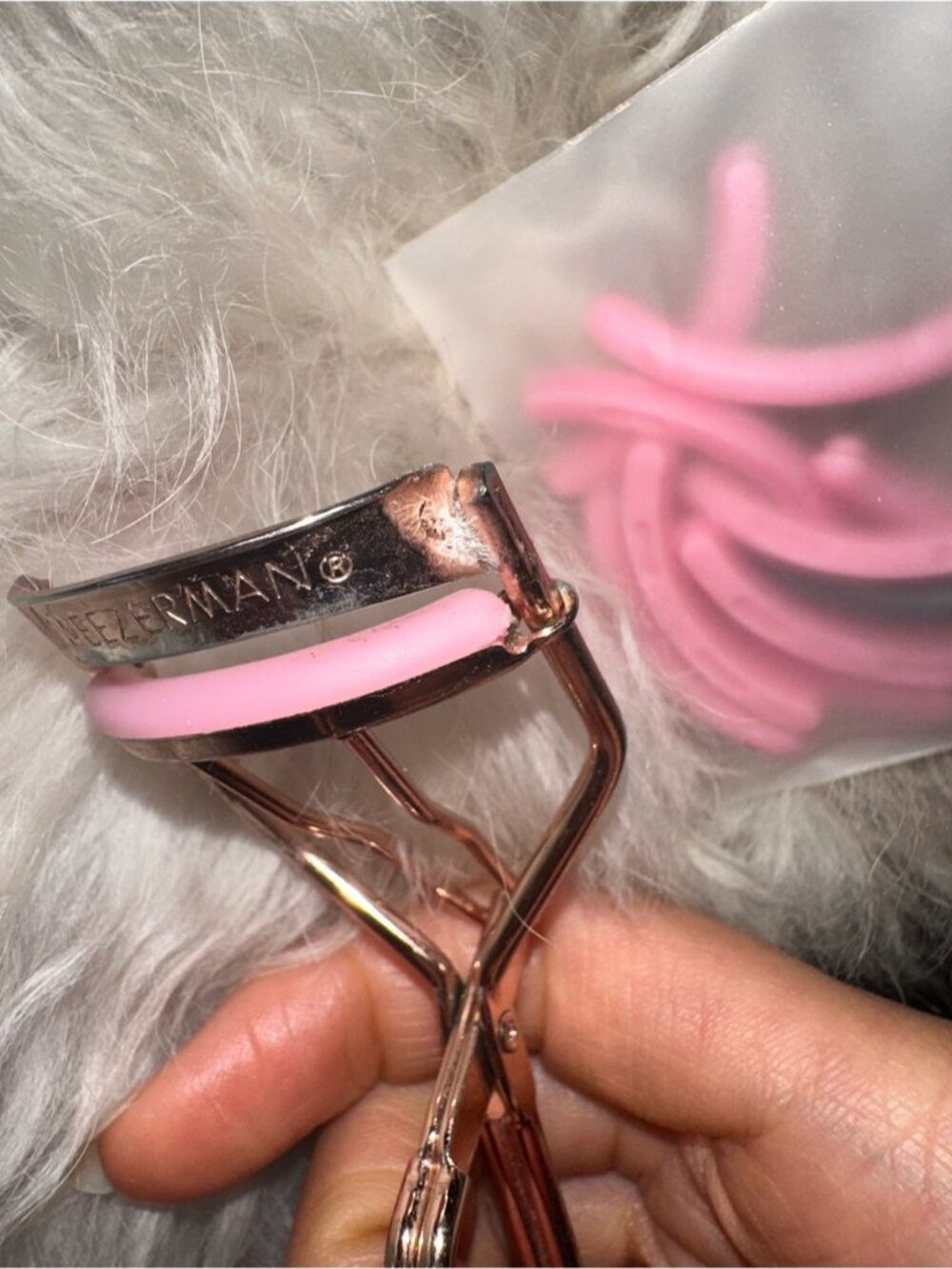 Sephora Tweezerman ProCurl Eyelash Curler Rose Gold + 10 New Pink Refills makeup - Picture 5 of 6